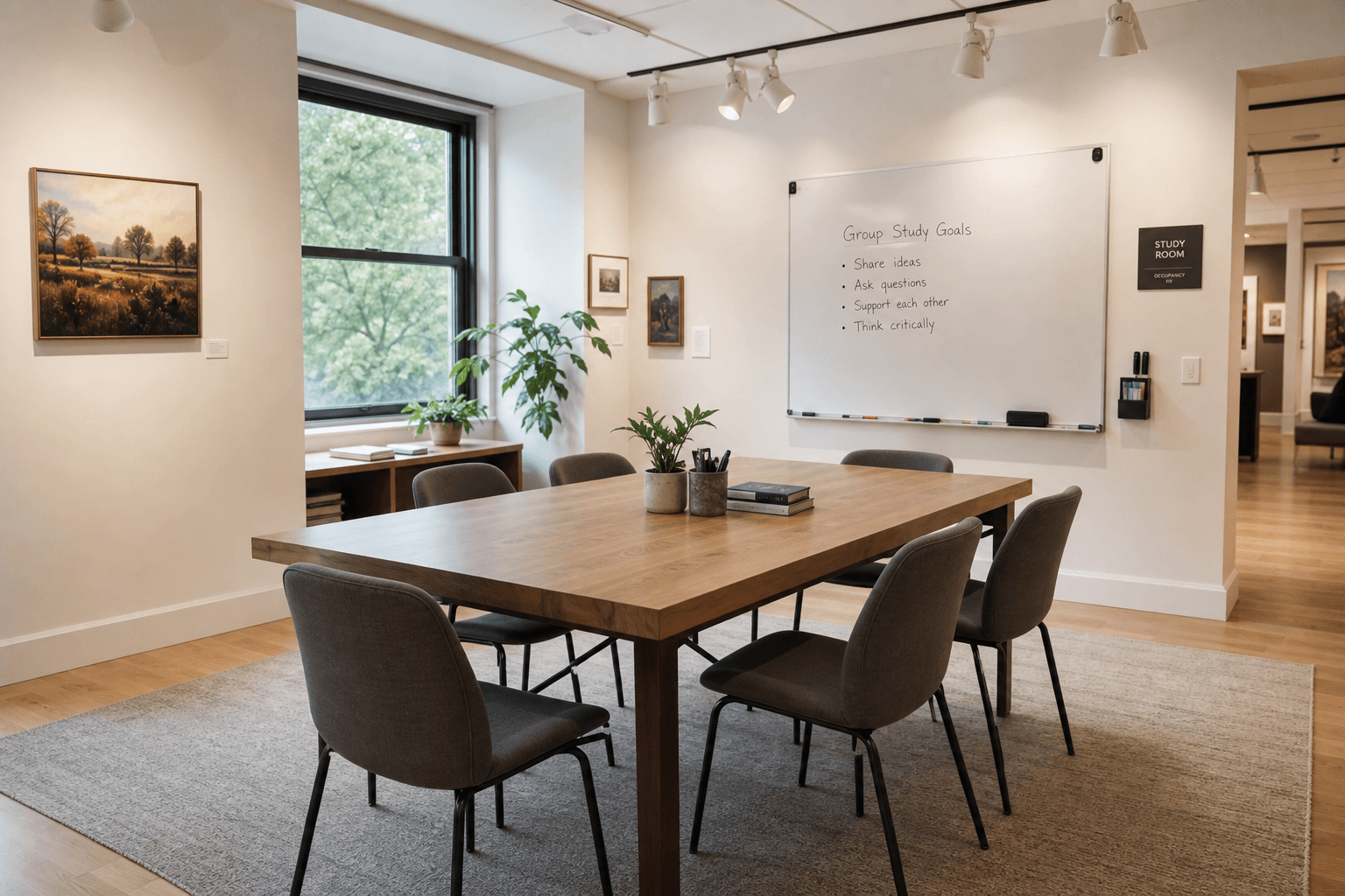 Quiet Group Study & Discussion Room